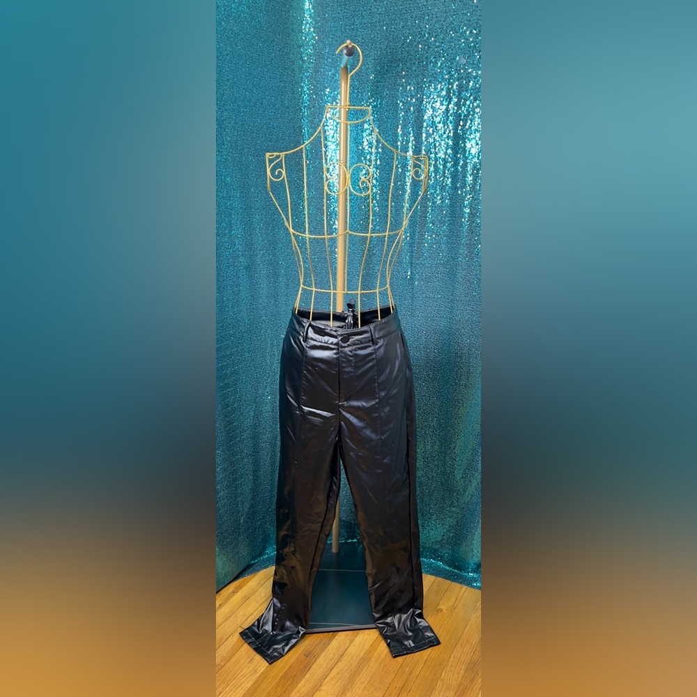 Black Pleather Pants
